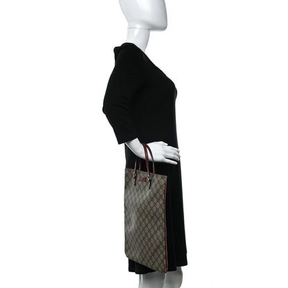Gucci GG Plus Monogram Vertical Tote Red 2 of 9