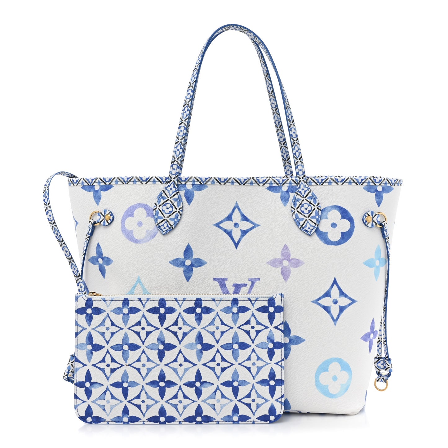 Monogram Giant By The Pool 2.0 Neverfull MM Blue