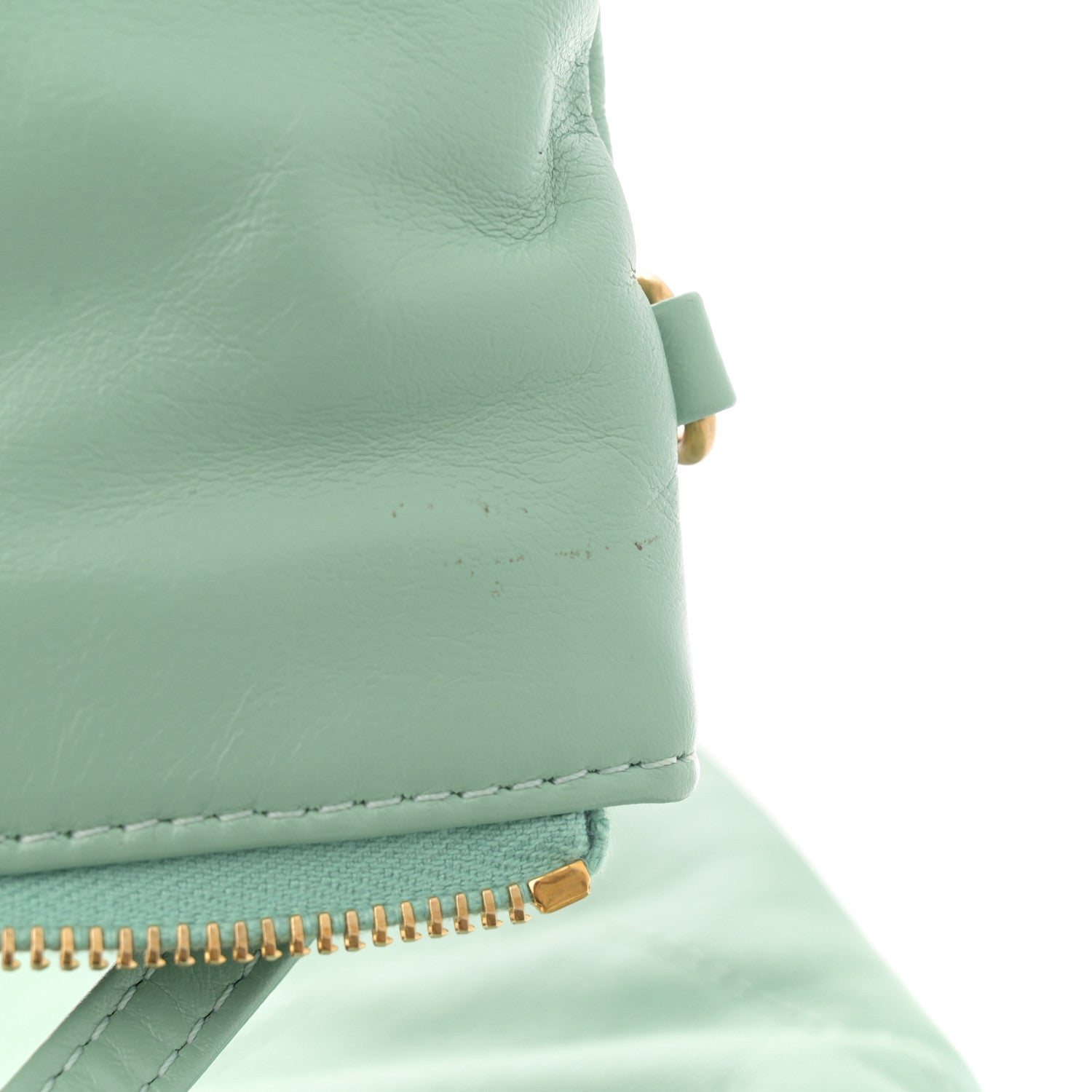 Chanel Shiny Calfskin Quilted Chanel 22 Light Green 12 of 12