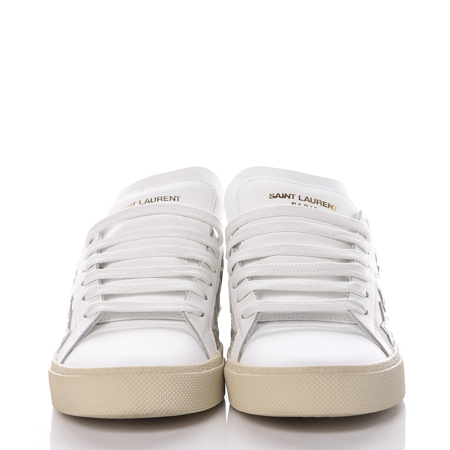Saint Laurent Nappa Star Court Sneakers 37 Off White 2 of 11