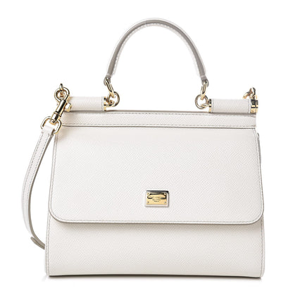 Dolce & Gabbana Dauphine Small Miss Sicily Satchel White 1 of 6