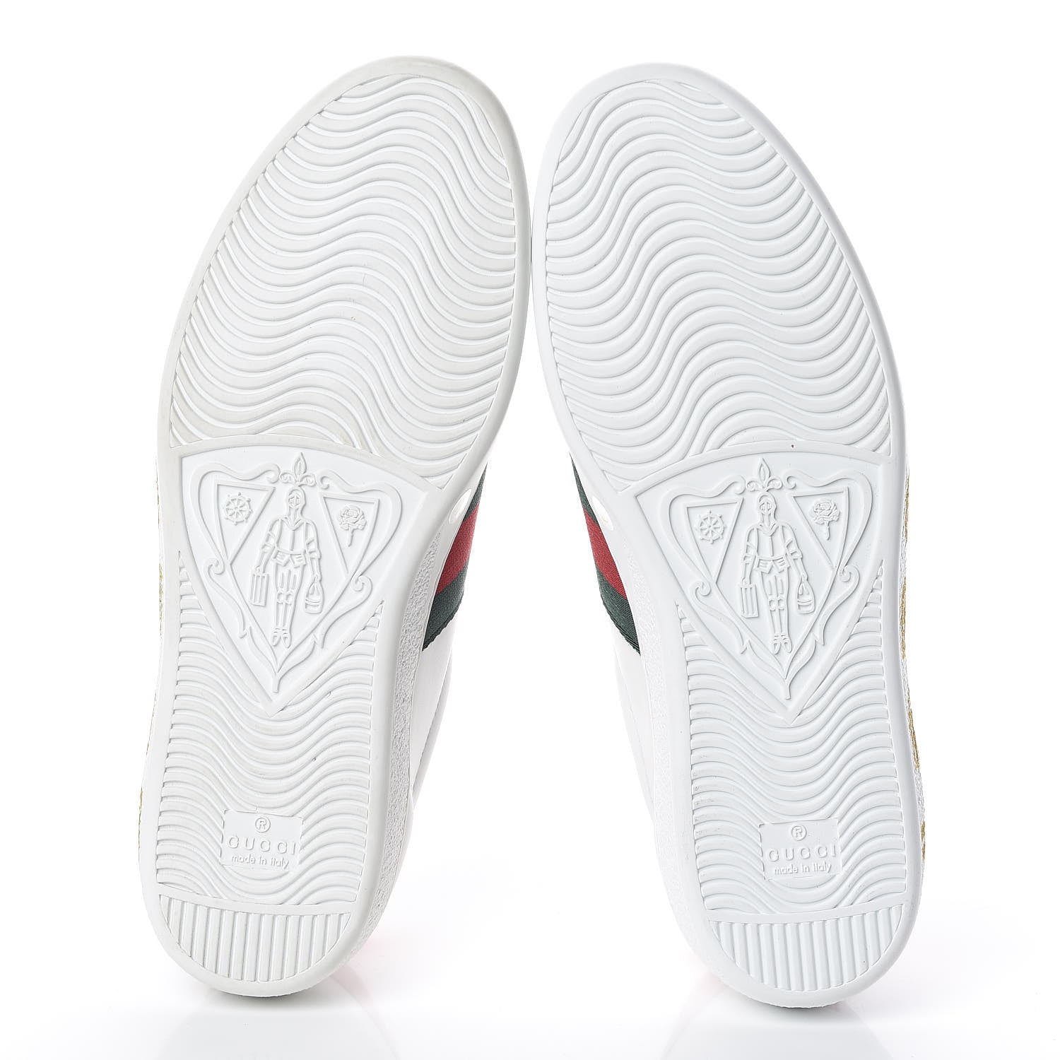 Gucci X SEGA Calfskin Web Guccy Mens Ace Sneakers 8.5 White 5 of 8