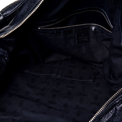 Gucci Pebbled Calfskin Medium Jungle Hobo Black 4 of 5