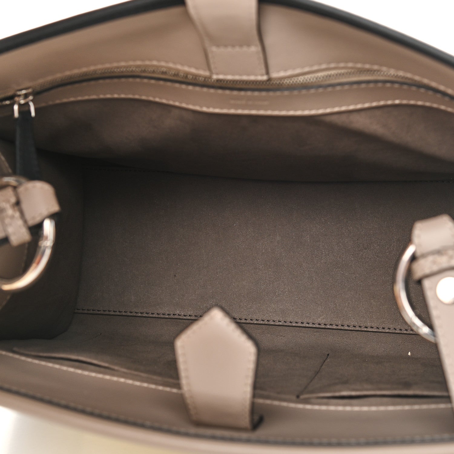Fendi Vitello Century F is Fendi Regular Runaway Satchel Tortora Burro Multicolor 4 of 9
