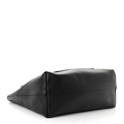 Prada Vitello Daino Pocket Shopping Tote Black 4 of 10