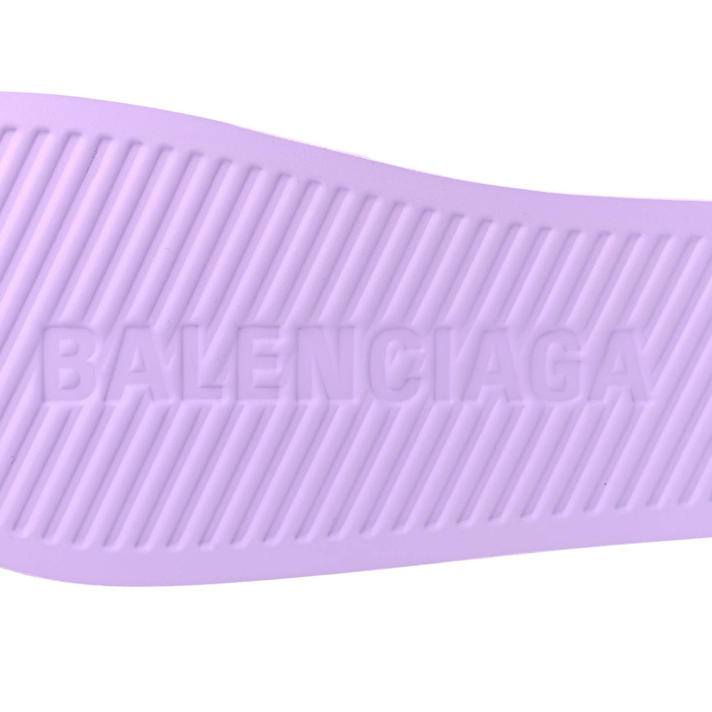 Rubber Womens BB Pool Slide Sandals 38 Lilac