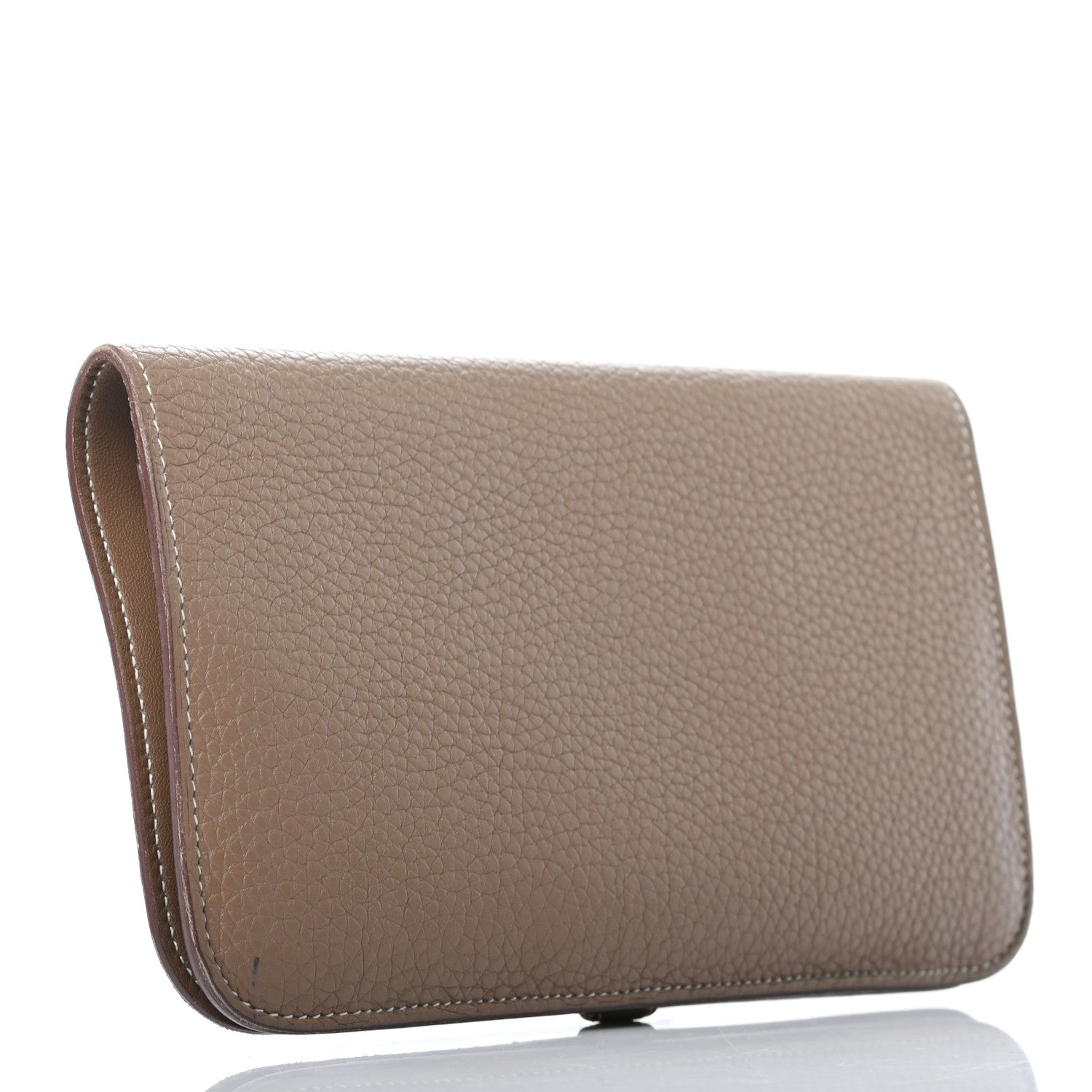 Hermes Togo Dogon Duo Wallet Etoupe 4 of 10