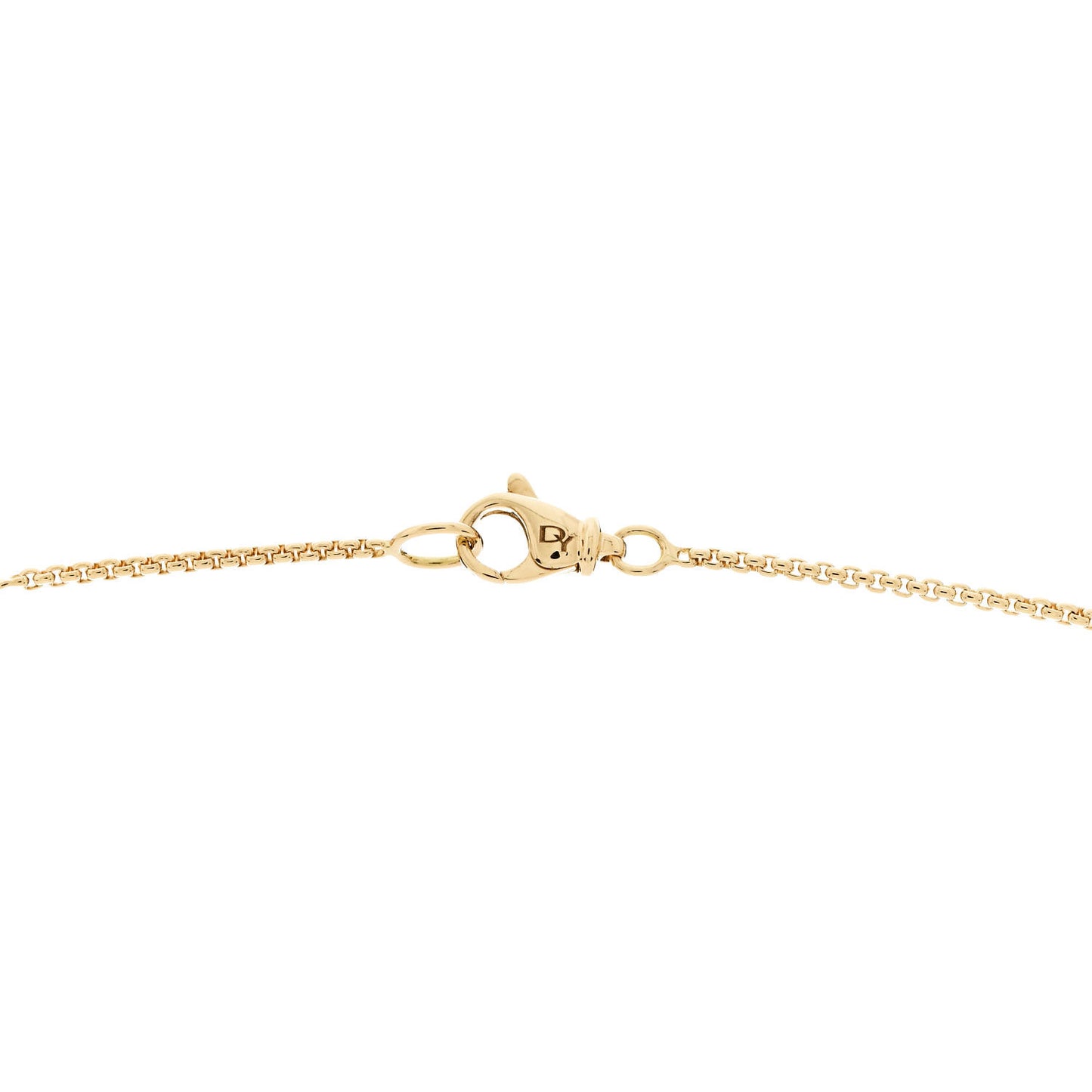 18K Yellow Gold Diamond Angelika Four Point Pendant Necklace