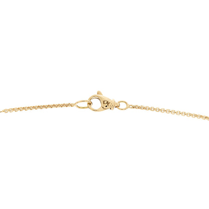 David Yurman 18K Yellow Gold Diamond Angelika Four Point Pendant Necklace 5 of 6