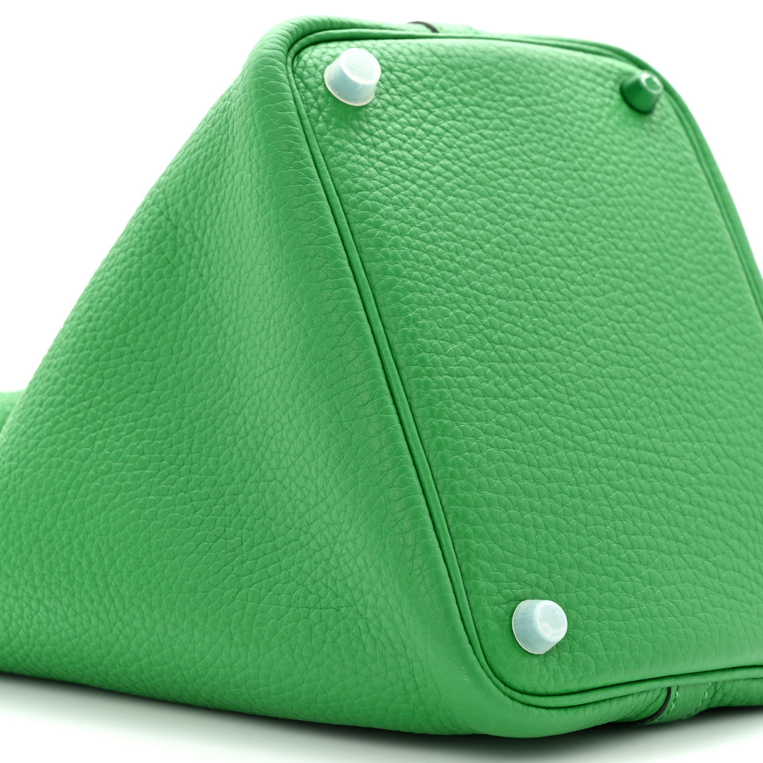 Hermes Taurillon Clemence Monochrome Picotin Lock 18 PM Bambou 9 of 12