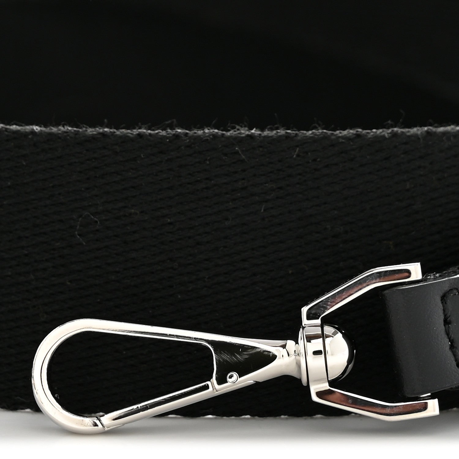 Goyard Canvas Calfskin Adjustable Shoulder Strap Black 4 of 5