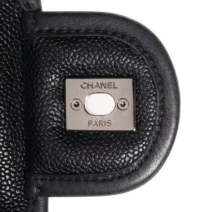 Chanel Caviar French Riviera Large Flap Black 9 of 10