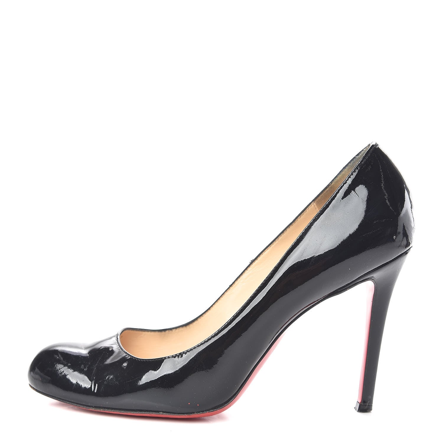 Christian Louboutin Patent Simple 85 Pumps 37.5 Black 1 of 11