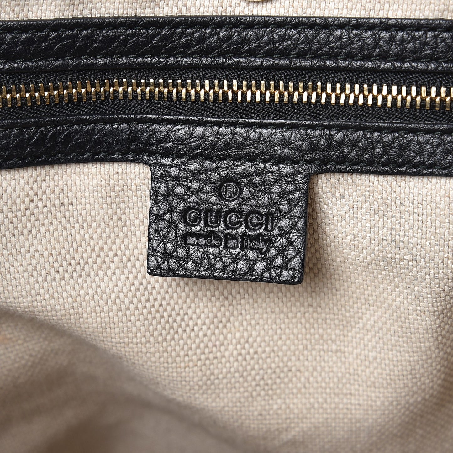 Pebbled Calfskin Medium Soho Chain Shoulder Bag Black