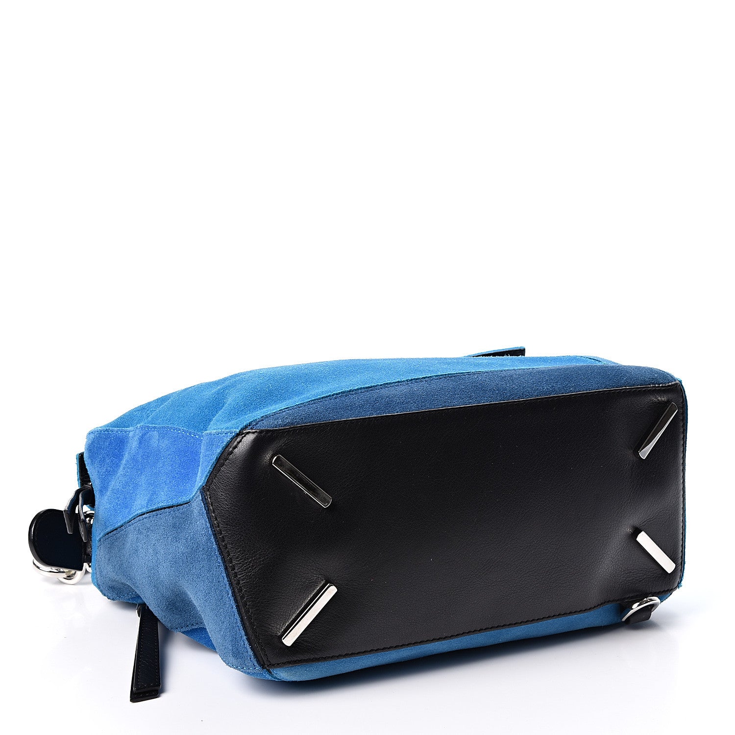 Loewe Suede Medium Puzzle Bag Turquoise 3 of 8