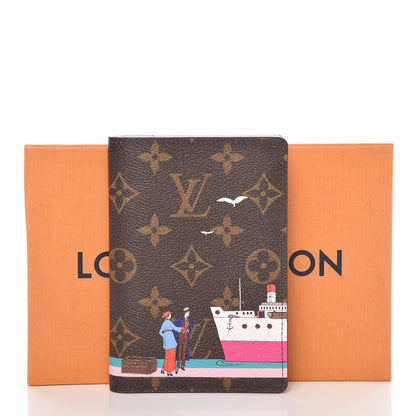 Louis Vuitton Monogram 2016 Christmas Animation Passport Cover Rose Ballerine 8 of 8