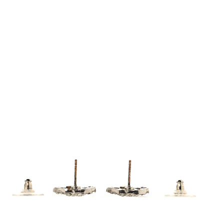Chanel Crystal CC Earrings Silver 3 of 5