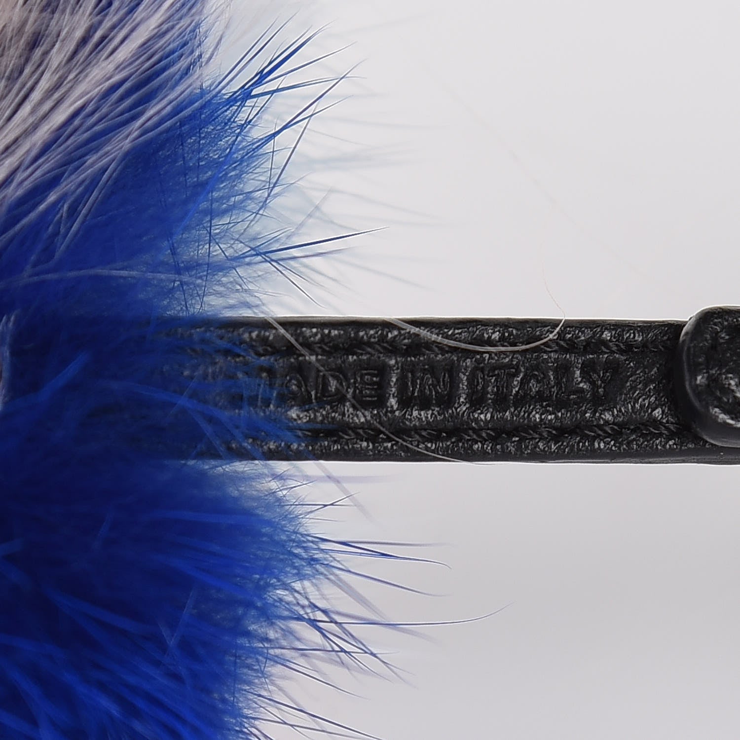 Fendi Fox Fur Monster Flowery Mini Bag Bug Charm Blue Multicolor 4 of 5