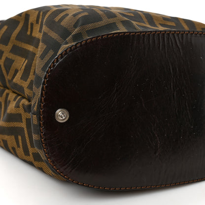Fendi Zucca Calfskin Tote Tobacco 7 of 8