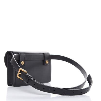 Christian Dior Calfskin Saddle Belt Bag Black 3 of 13