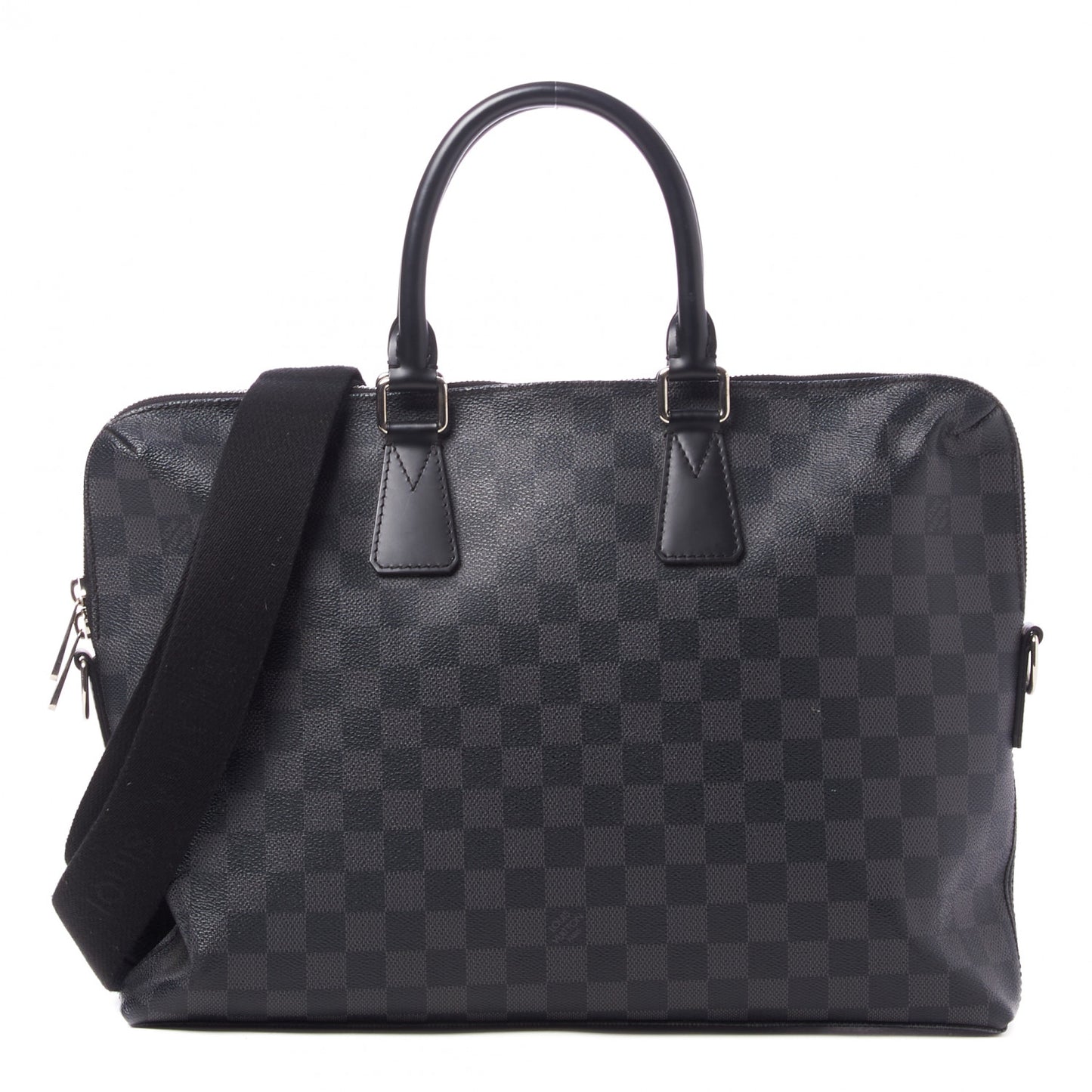 Damier Graphite Porte-Documents Jour