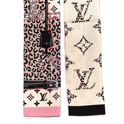 Louis Vuitton Silk Monogram Wild At Heart Bandeau Cream 2 of 4