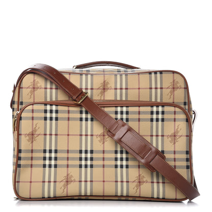 Burberry Haymarket Check Travel Bag Brown 1 of 15