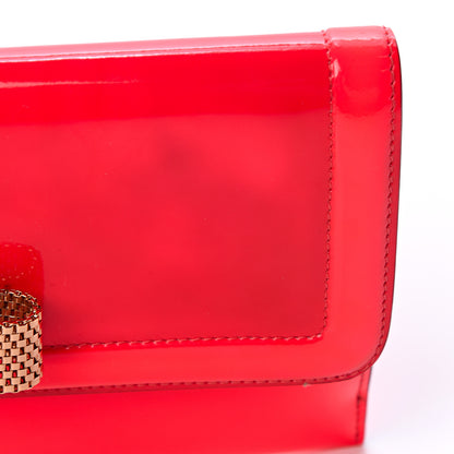 Christian Louboutin Patent Sweet Charity Pochette Rose Paris 9 of 11