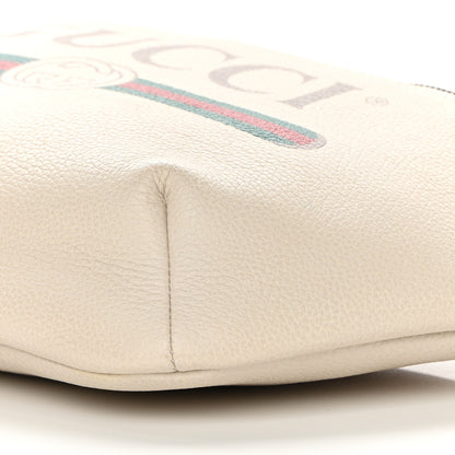 Gucci Grained Calfskin Logo Belt Bag White 10 of 13