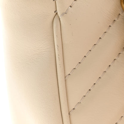 Gucci Calfskin Matelasse Mini GG Marmont Shoulder Bag White 11 of 11