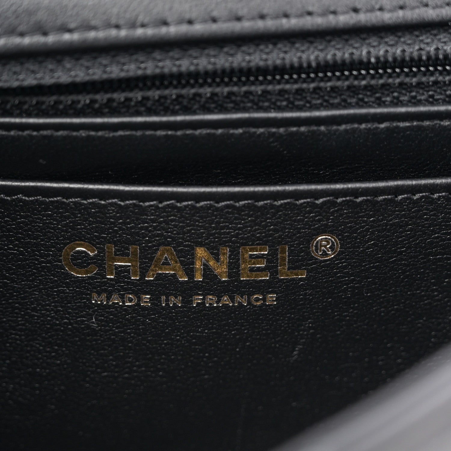 Chanel Lambskin Quilted Mini Rectangular Flap Black 6 of 12