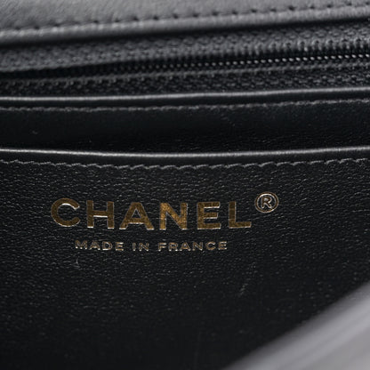 Chanel Lambskin Quilted Mini Rectangular Flap Black 6 of 12
