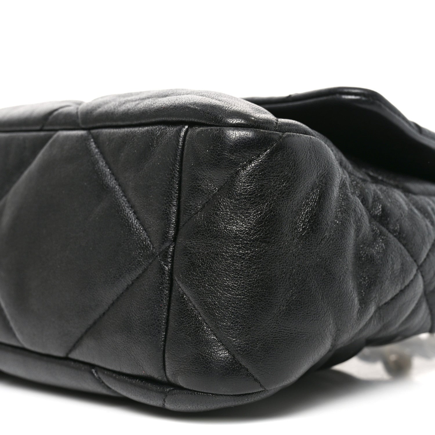 Chanel Goatskin Quilted Large Chanel 19 Flap Black 10 of 10
