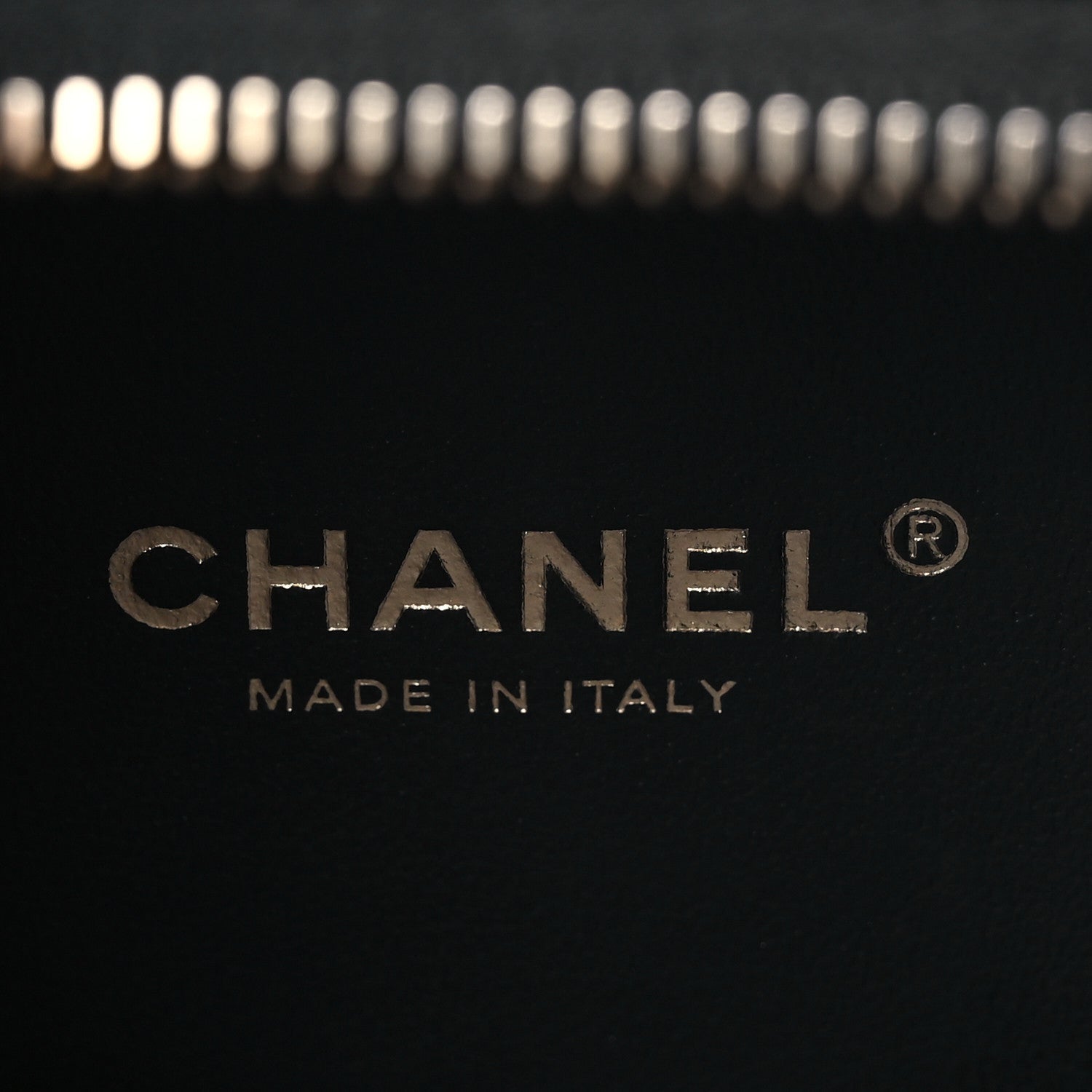 Chanel Caviar Quilted Small CC Filigree Vanity Case Black 7 of 9