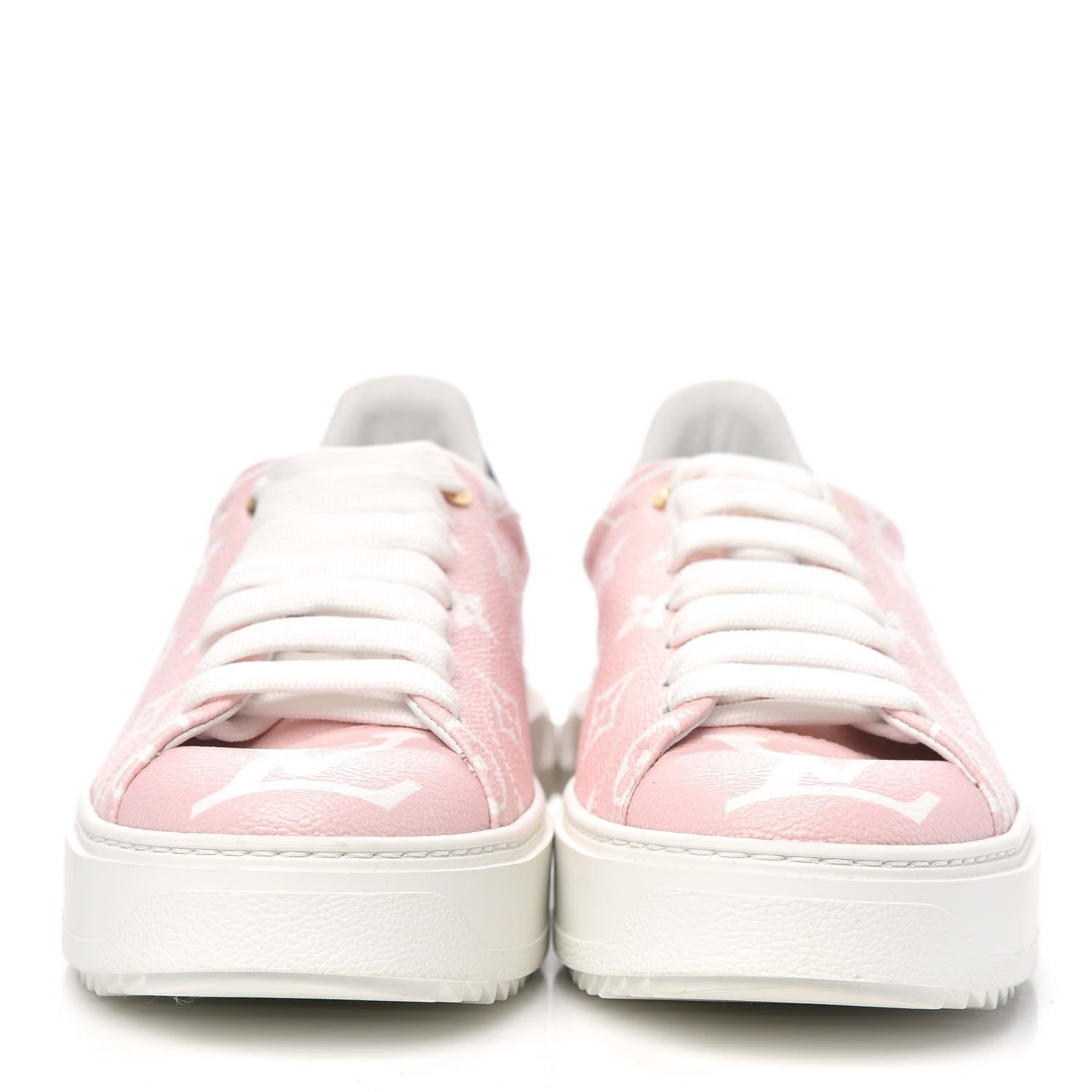 Louis Vuitton Monogram Giant Time Out Sneakers 38 Rose 2 of 7