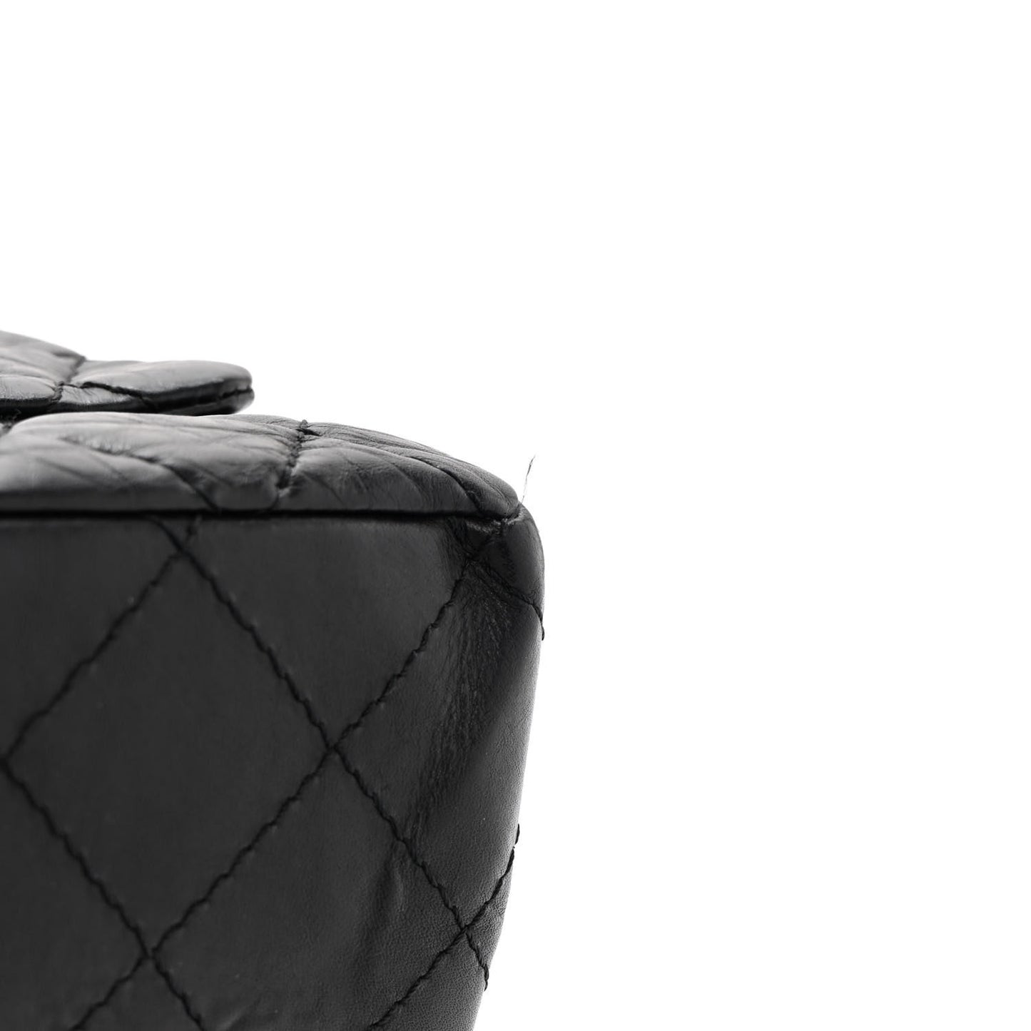 Aged Calfskin Quilted 2.55 Reissue 227 Flap Black