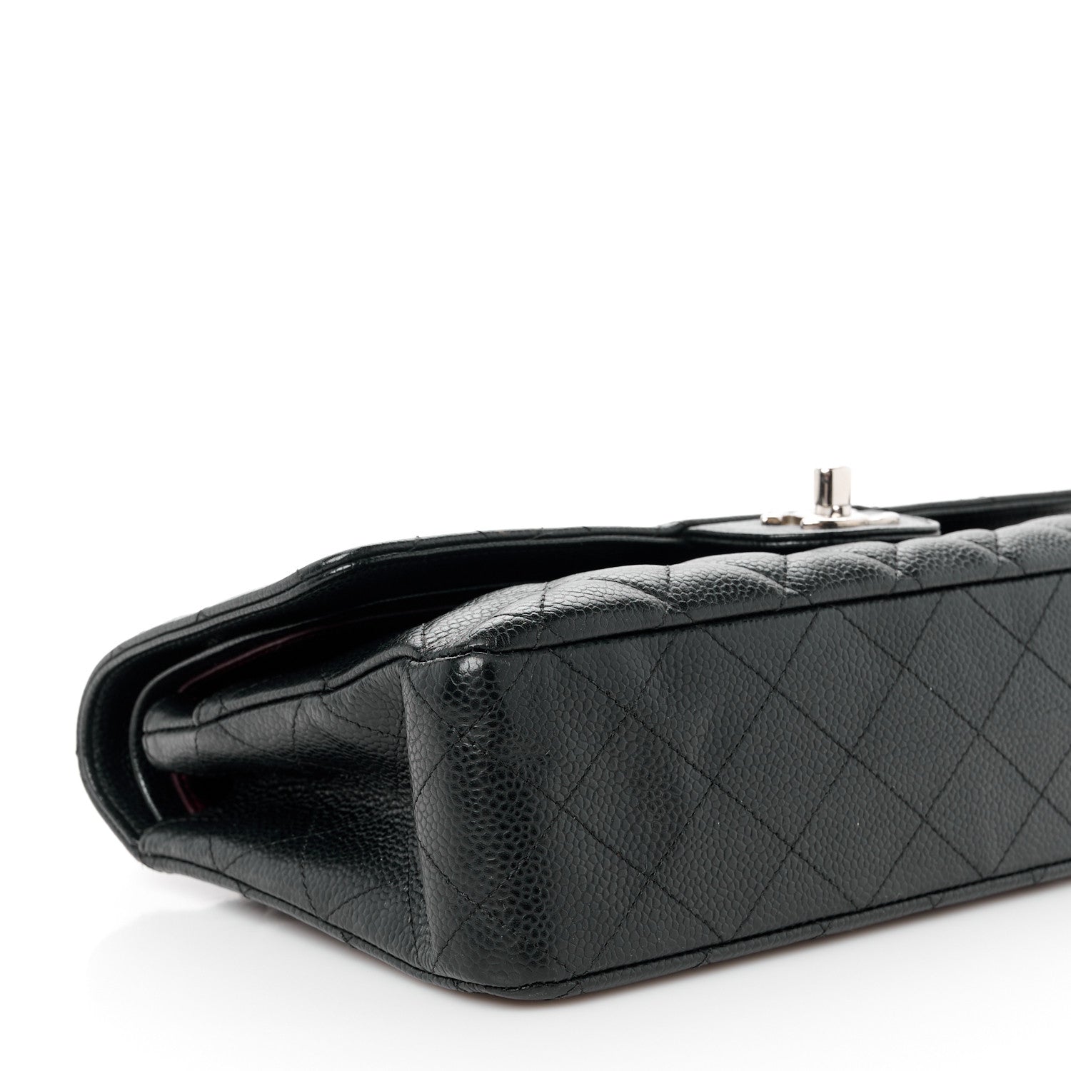 Chanel Caviar Quilted Medium Double Flap Black 10 of 11