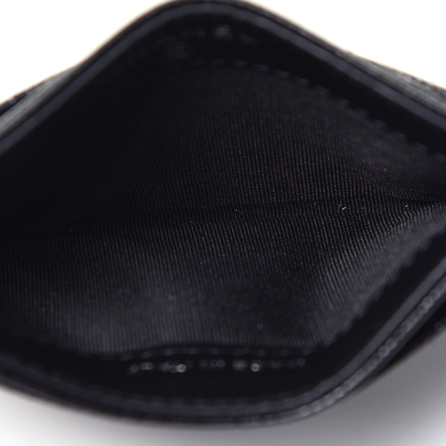 Caviar Quilted My Everything Card Holder Black