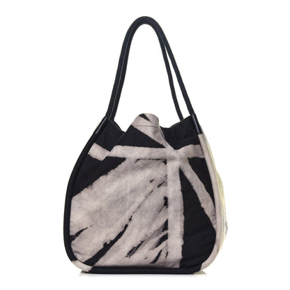Proenza Schouler Canvas Tie Dye Tote Black Lime 1 of 4