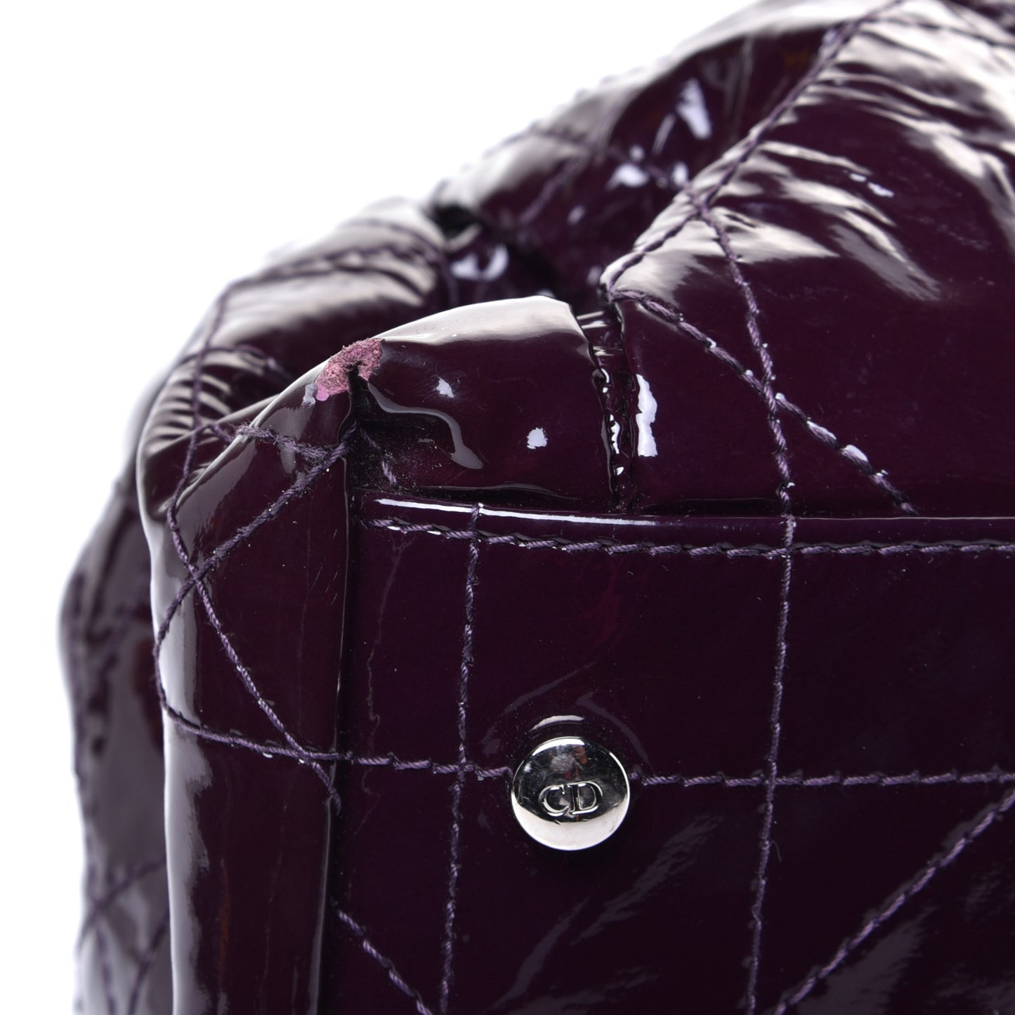 Patent Cannage Medium Le Trente Tote Purple