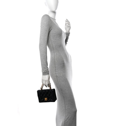 Chanel Patent Calfskin Quilted Mini Square Flap Black 3 of 10