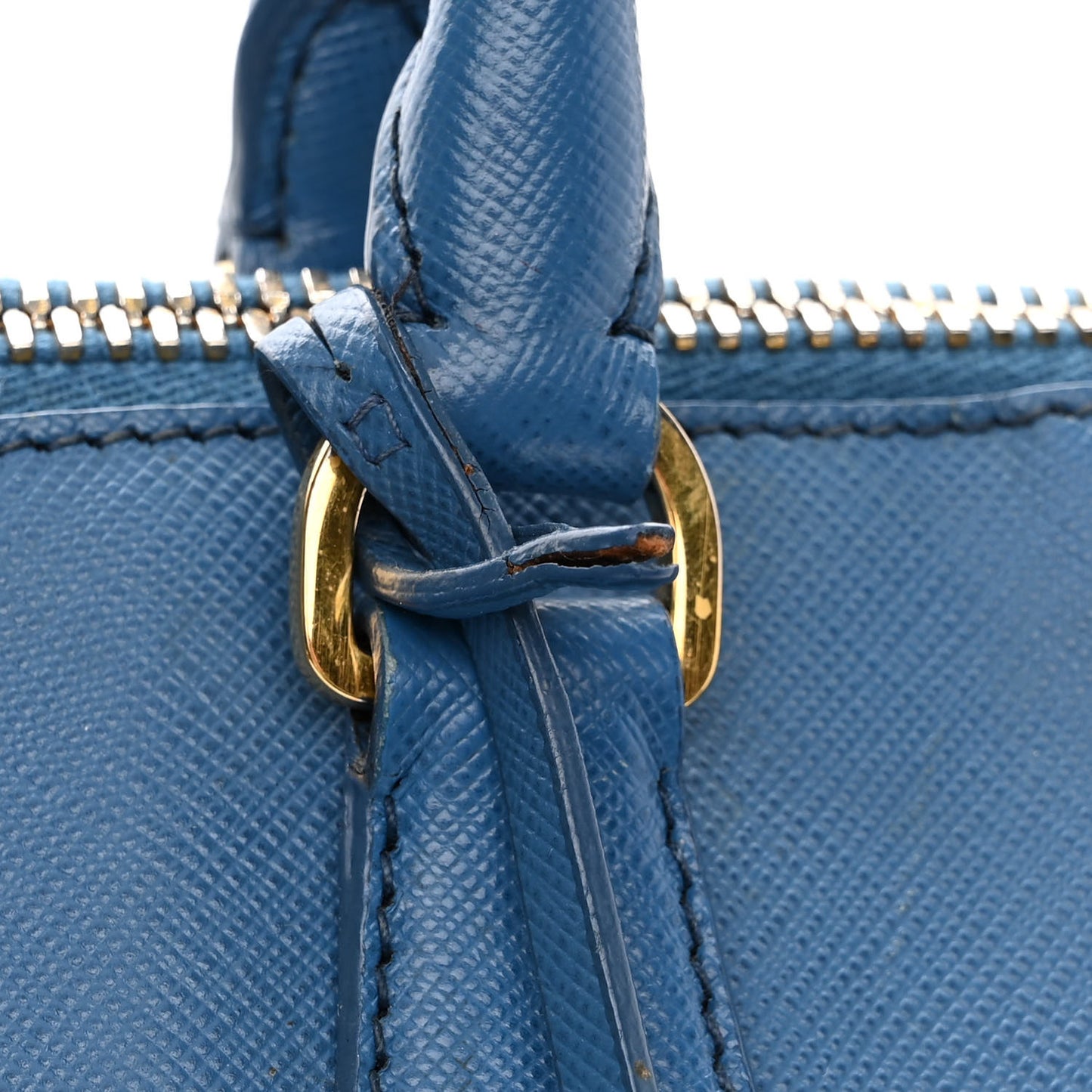 Saffiano Lux Large Promenade Tote Bluette