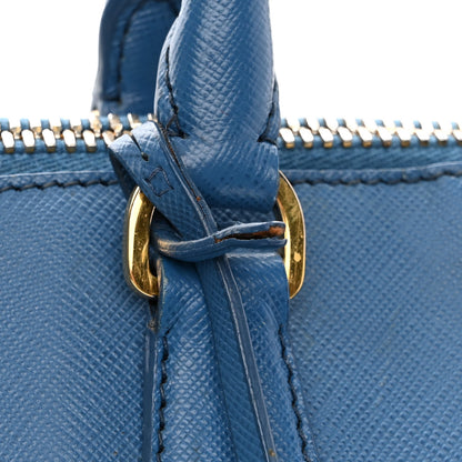 Prada Saffiano Lux Large Promenade Tote Bluette 15 of 15