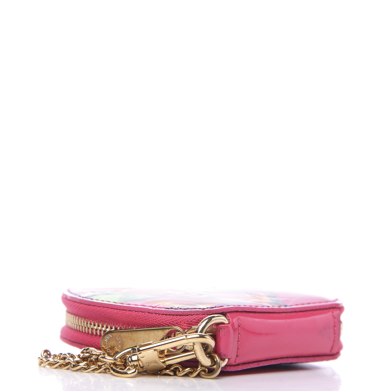 Louis Vuitton Vernis Roses Chapeau Coin Purse Rose Pop 3 of 6