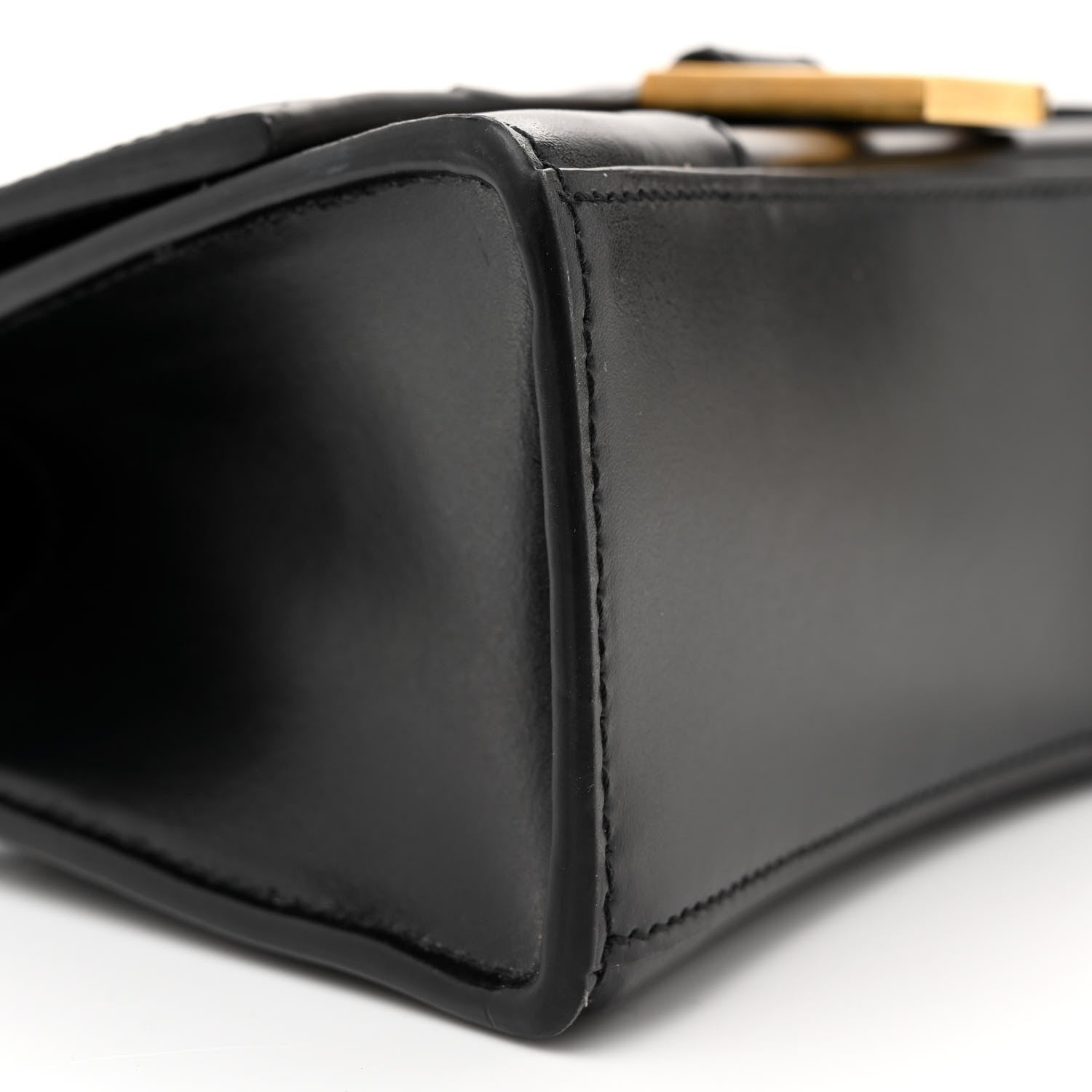 Balenciaga Shiny Box Calfskin Hourglass Top Handle Bag XS Black 10 of 13