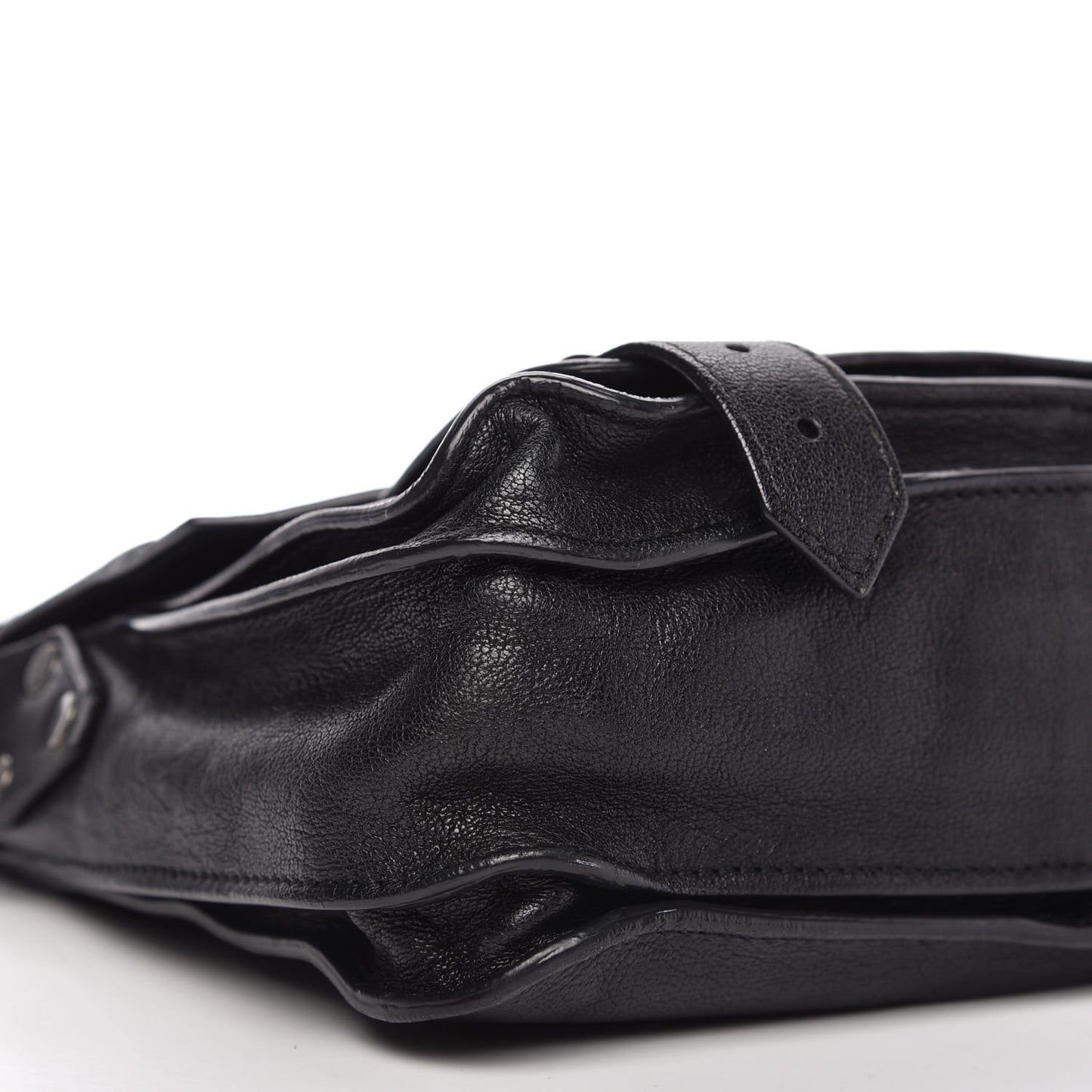 Lambskin PS1 Mini Pouch Messenger Black