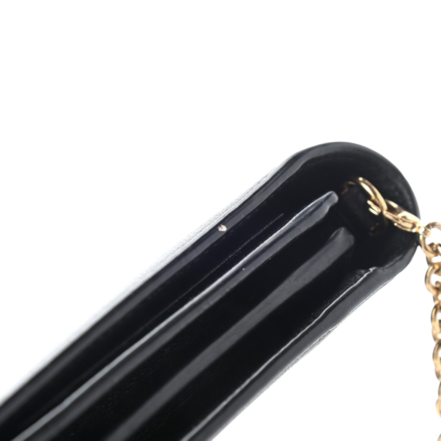 Saint Laurent Calfskin Monogram Belle de Jour Chain Clutch Black 9 of 19