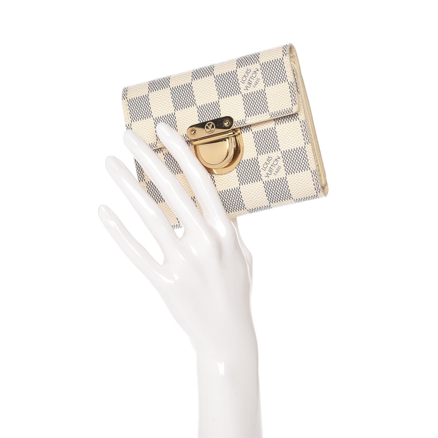 Louis Vuitton Damier Azur Koala Wallet 2 of 8