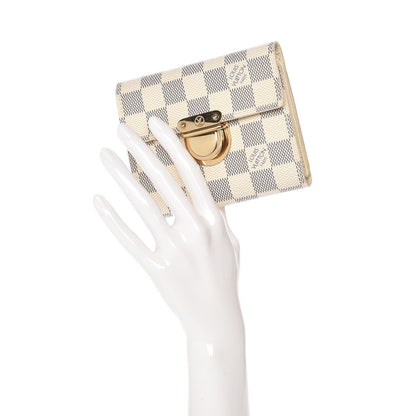 Louis Vuitton Damier Azur Koala Wallet 2 of 8