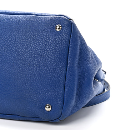 Prada Vitello Daino Shopping Tote Royal 9 of 10
